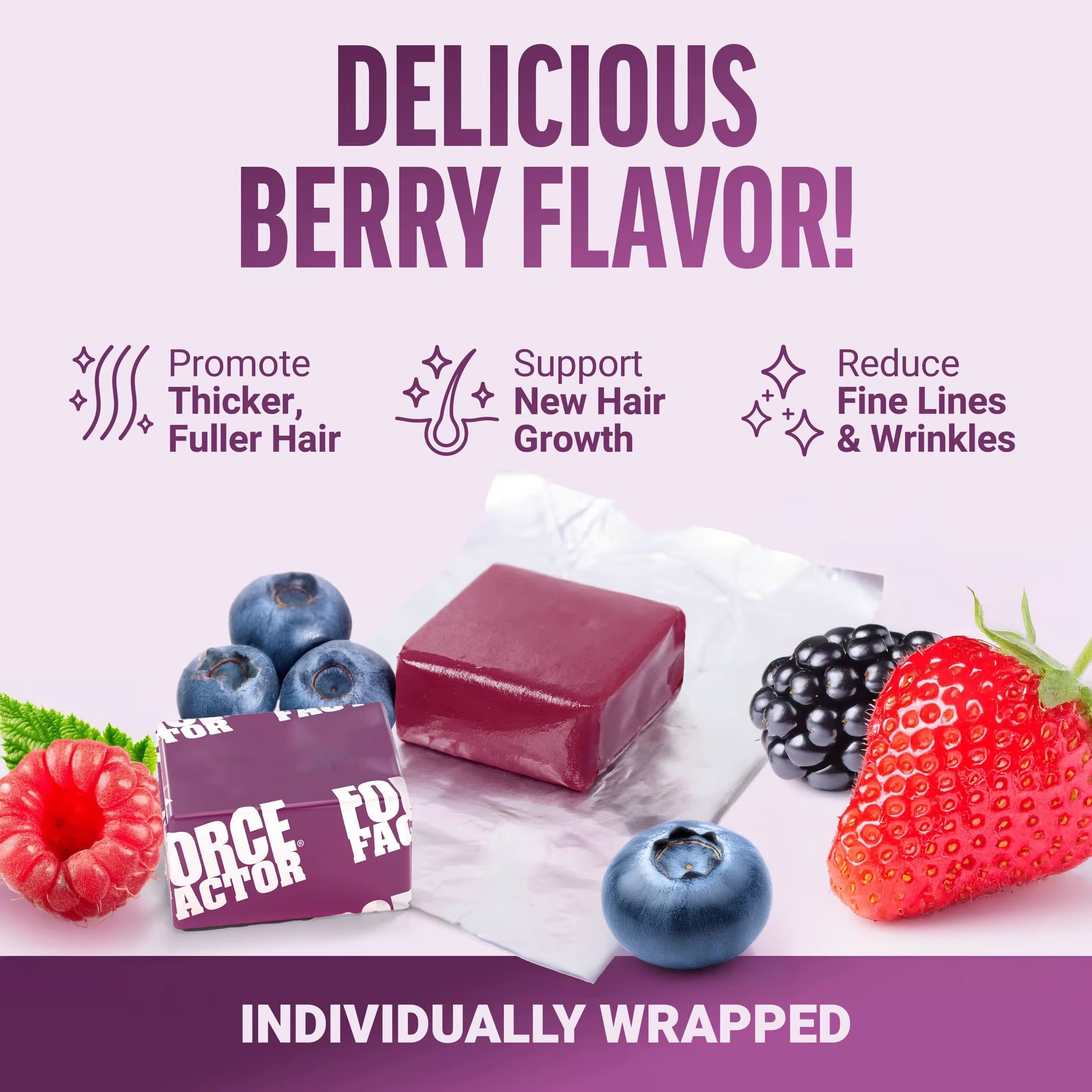 Hair Growth Gummies to Regulate Hormone Levels Supplement Nutrition and Improve Hair Health