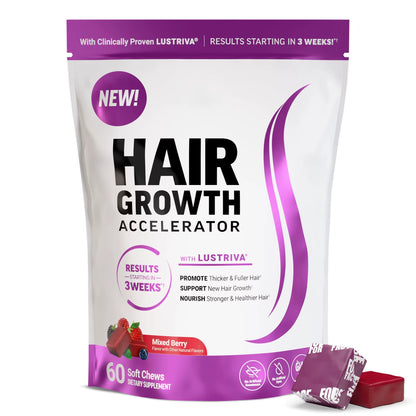 Hair Growth Gummies to Regulate Hormone Levels Supplement Nutrition and Improve Hair Health