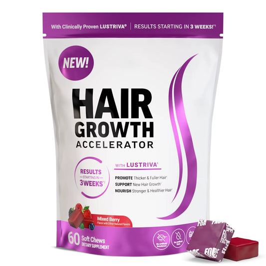 Hair Growth Gummies to Regulate Hormone Levels Supplement Nutrition and Improve Hair Health